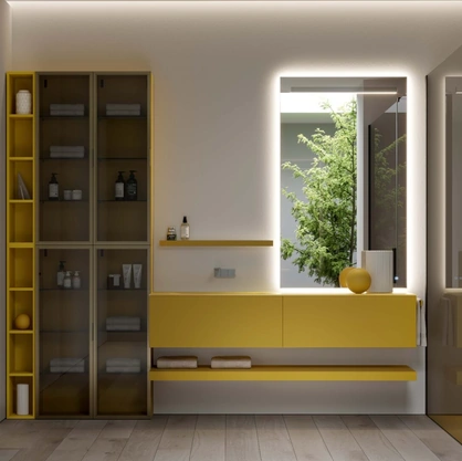Mobile da Bagno sospeso Dogma 07 di Ideagroup