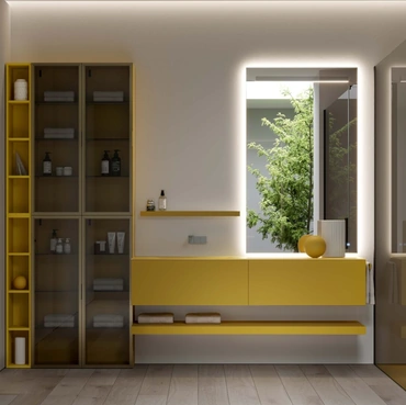 Mobile da Bagno sospeso Dogma 07 di Ideagroup