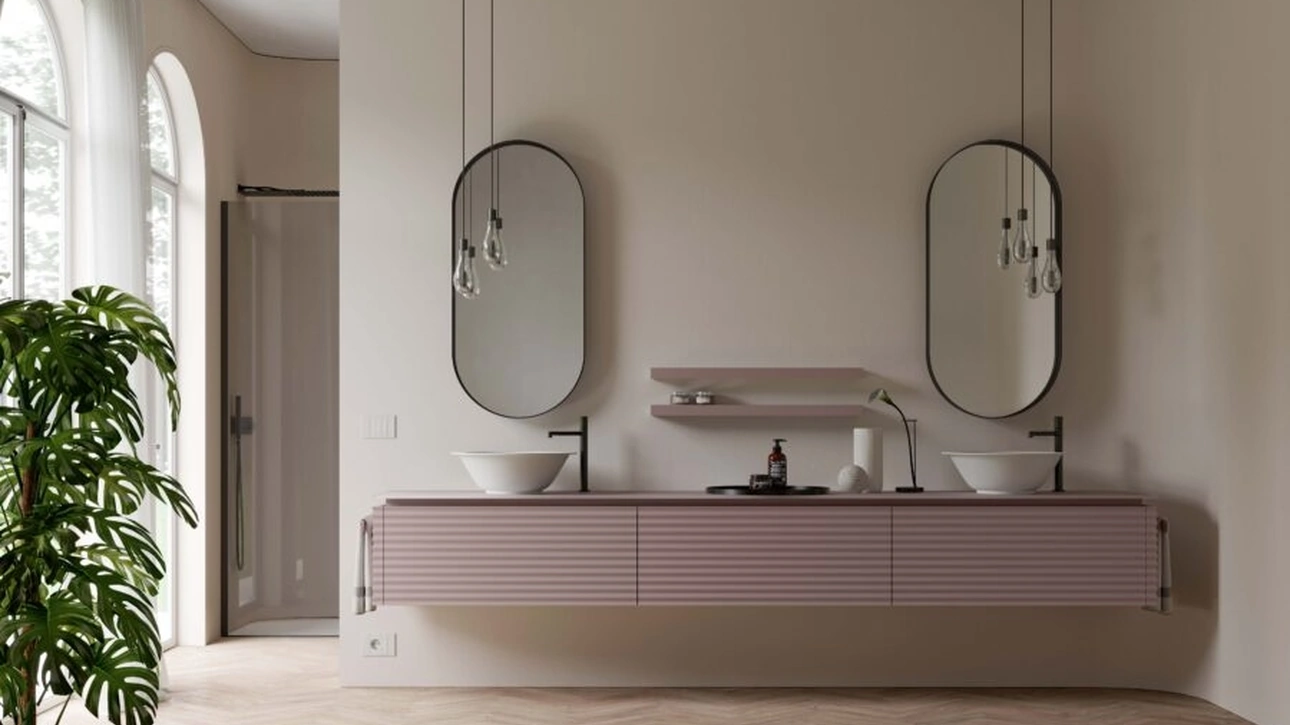 Mobile da Bagno sospeso Dolcevita 02 di Ideagroup