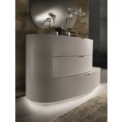 Comò Dolcevita in Frassino Grey di Euro Design