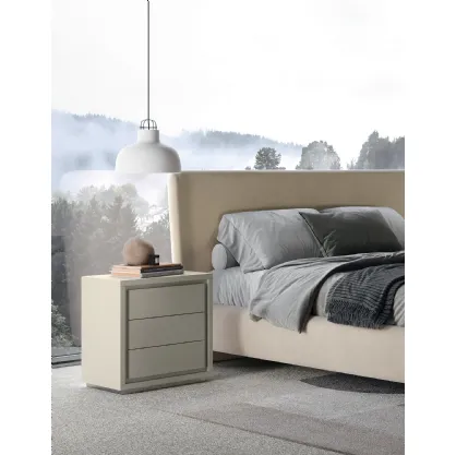 Comodino laccato opaco Trend di Euro Design