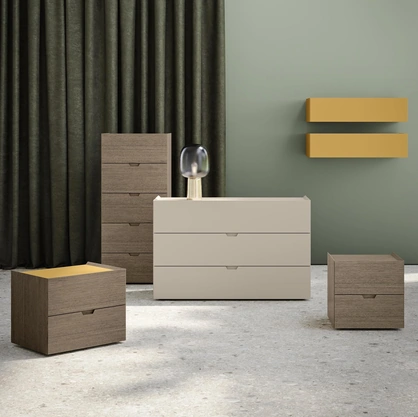 Gruppo Notte Net in legno o laccato di Morassutti