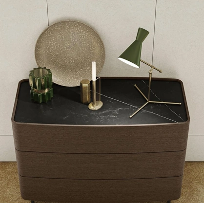 Comò Oliver in rovere di Morassutti