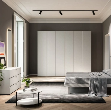 Letto con testiera Contra Night 02 di Orme