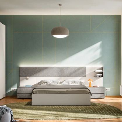 Letto matrimoniale Giako Basic 13 di Orme