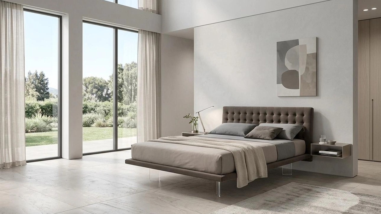 Letto imbottito Ozium di Confort Line