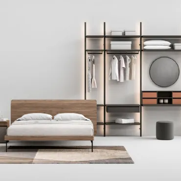 Letto in Noce Canaletto Signo di Cinquepuntozero