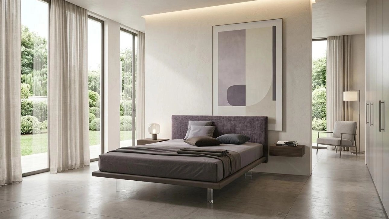 Letto imbottito Zenith di Confort Line
