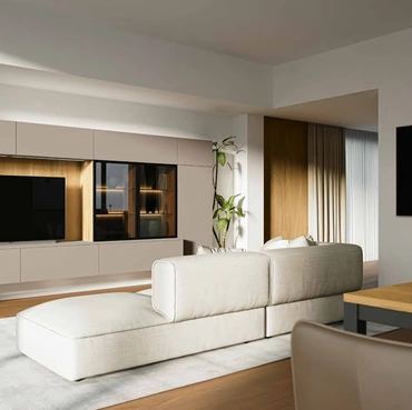 Parete Attrezzata Living MK01 di Gentili Cucine