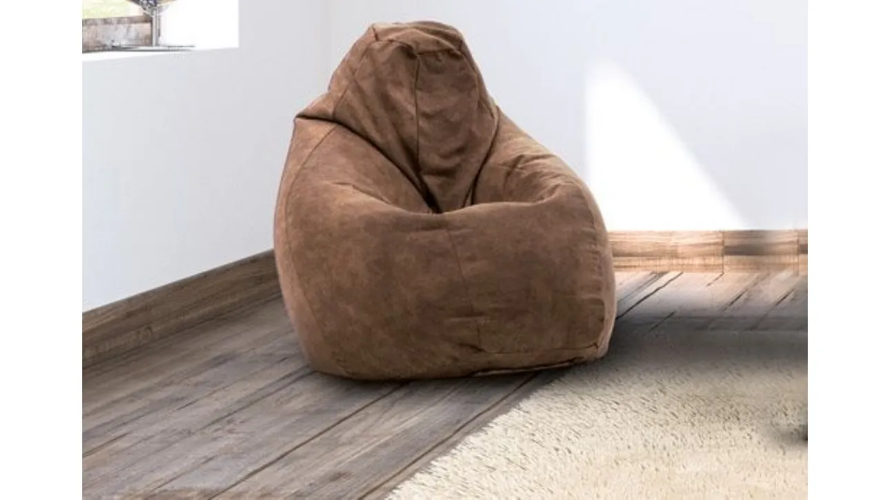 Poltrona Pouf Casper in tessuto di Confort Line