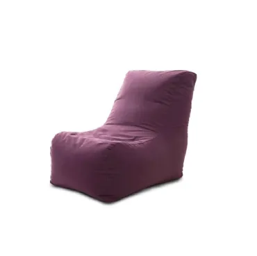 Poltrona Pouf Deha in tessuto di Confort Line