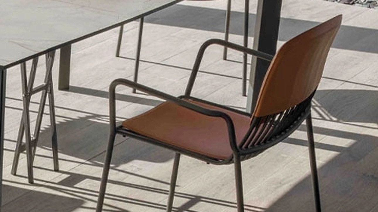 Sedia in metallo Jasmine di Altacom