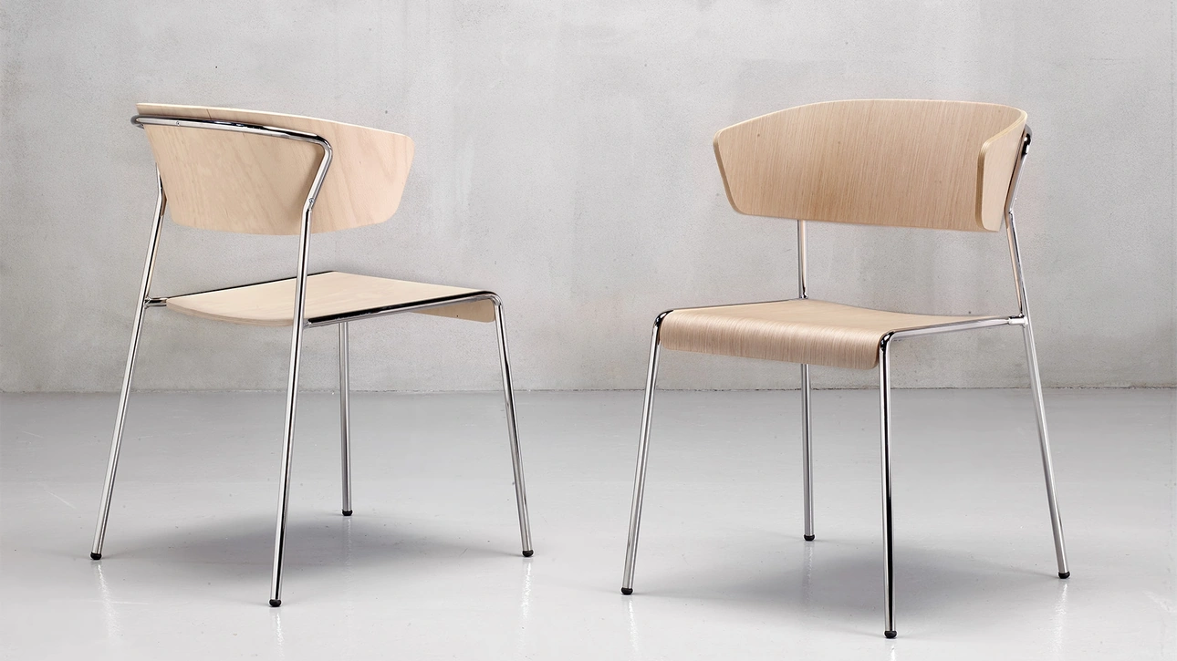 Sedia in legno Lisa Wood di Scab Design