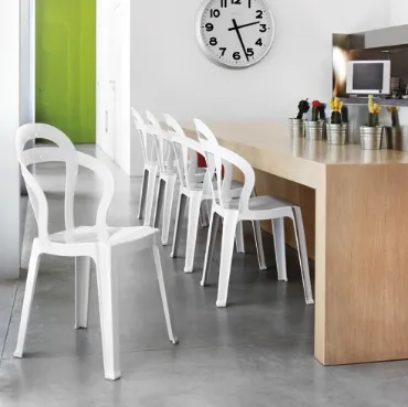 Sedia in plastica Titì di Scab Design