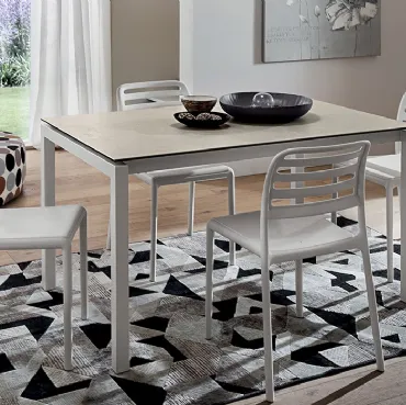 Tavolo allungabile con piano in laminato Luigi di La Primavera