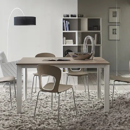 Tavolo allungabile con piano in laminato Mario di La Primavera