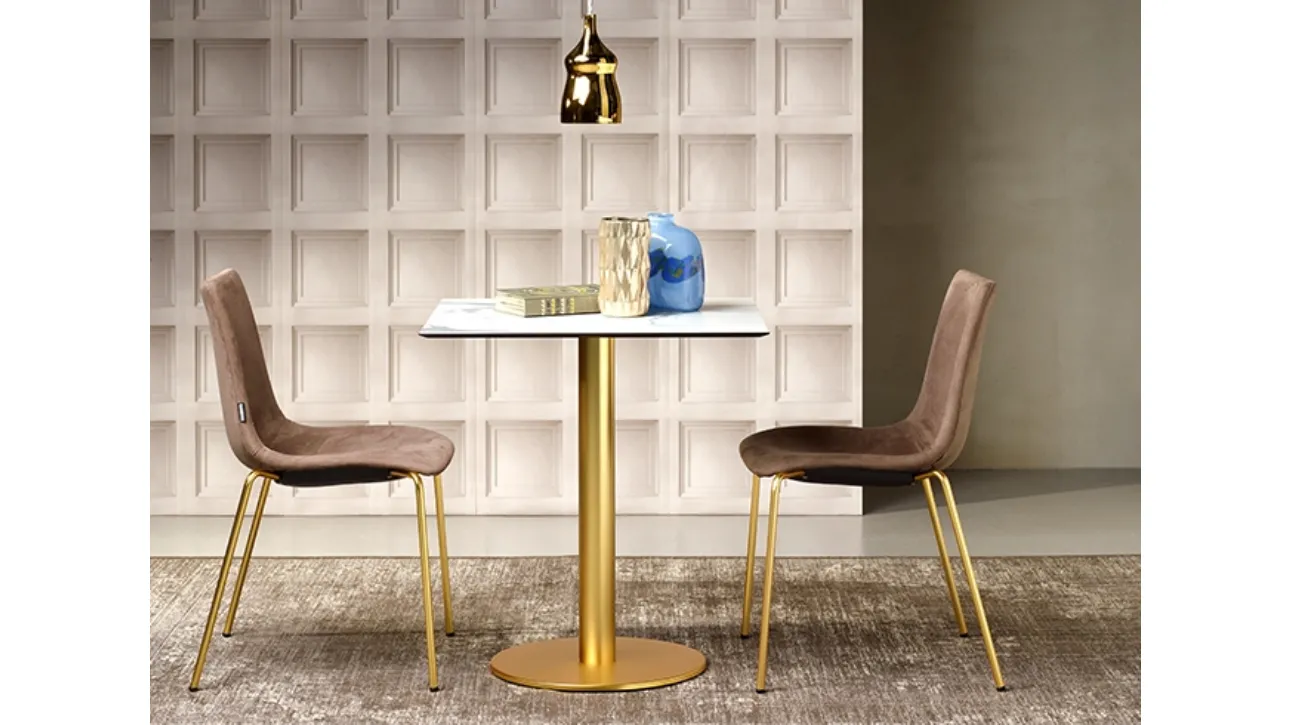 Tavolo Tiffany colonna tonda di Scab Design
