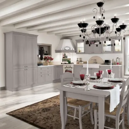 Cucina Classica Martina comp 04 in Grigio poro aperto di Lyons Cucine