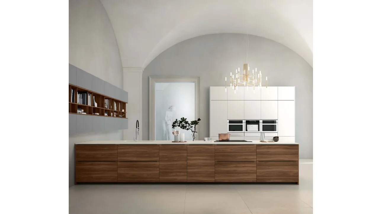 Cucina Design in linea Alexia Noce di Zecchinon Cucine