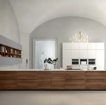 Cucina Design in linea Alexia Noce di Zecchinon Cucine