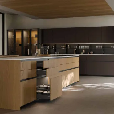 Cucina Design in legno Kelly Olmo di Zecchinon Cucine