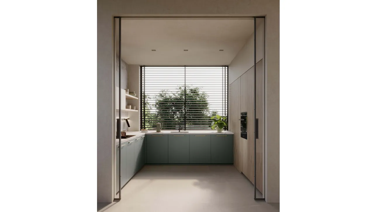 Cucina Design angolare Tiffany 01 di Zecchinon Cucine