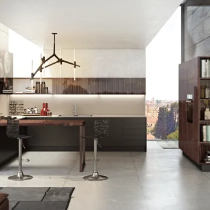 Cucina Moderna in legno Brezza di Di Iorio