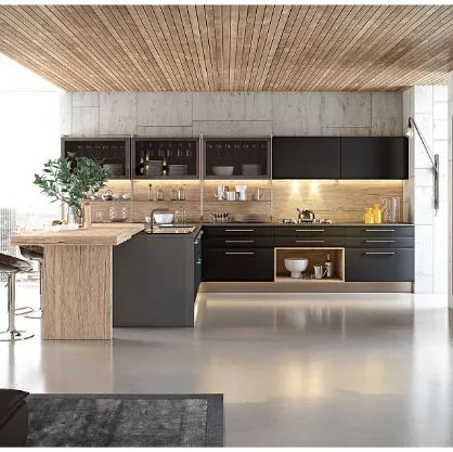 Cucina Moderna ad angolo Chef di Di Iorio