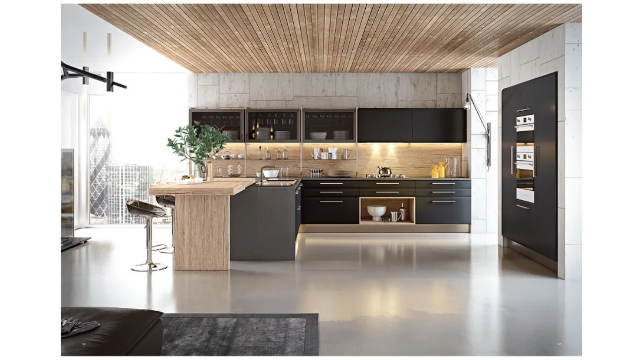 Cucina Moderna ad angolo Chef di Di Iorio