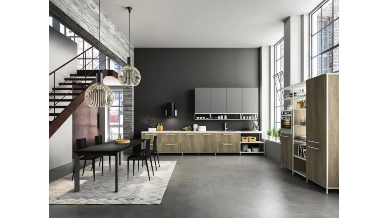 Cucina Moderna Energy comp 14 in Rockwood Cannella di Lyons Cucine