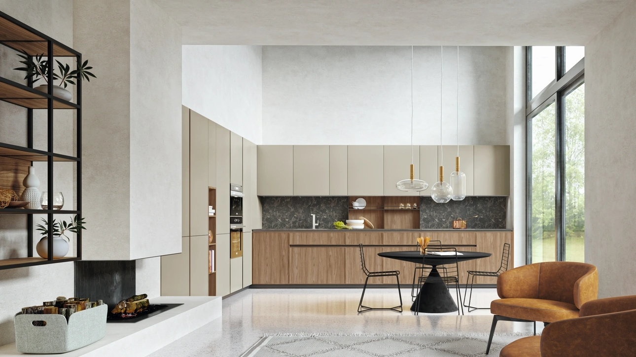 Cucina Moderna Energy-Plana-Sky comp 03 di Lyons Cucine