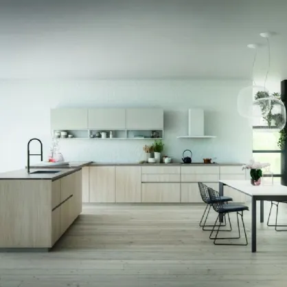 Cucina Moderna Energy comp 08 in Noce Juta di Lyons Cucine