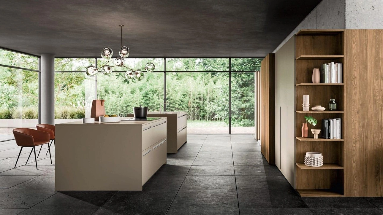 Cucina Moderna con isola Time 01 2023 di Gentili Cucine
