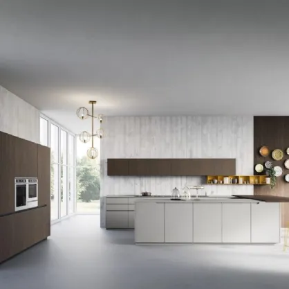Cucina Moderna Urban comp 04 in Biomalta Grigio di Lyons Cucine