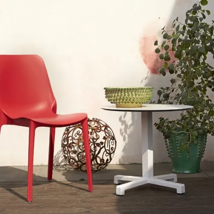 Tavolino in acciaio zincato Cross di Scab Design